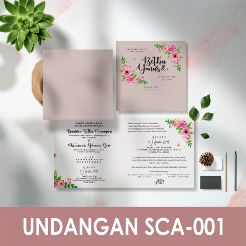 

SCA 001 Blangko Undangan Kosongan Griya Blanko + File Setting Corel