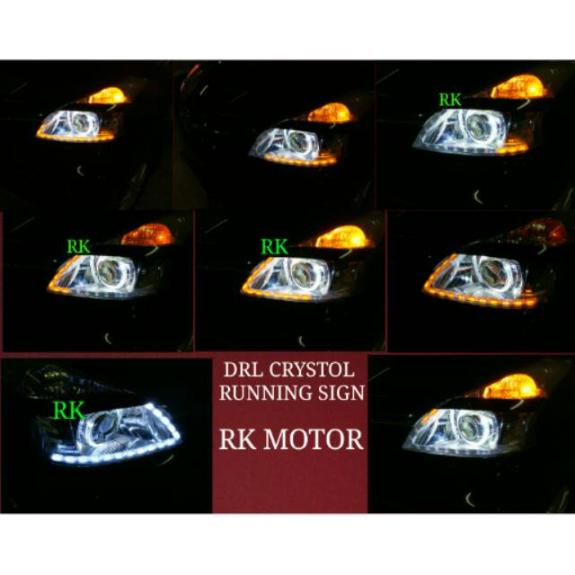 LED ALIS DRL AES CRYSTAL | LAMPU LED ALIS DRL CRYSTOL AES RUNNING | DRL LED AUDI