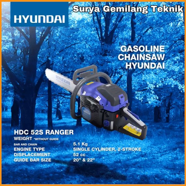 Jual Chainsaw Sparta Hyundai Mesin Potong Kayu Pohon Senso Censow