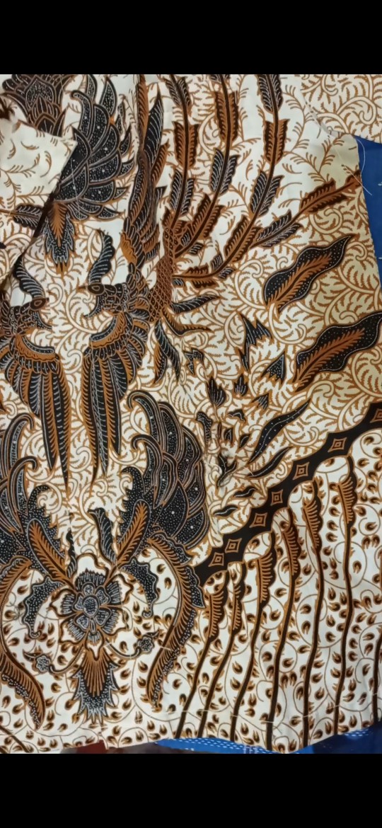 Batik Pria Peksi Gading Full Furing Katun Halus Ori Solo