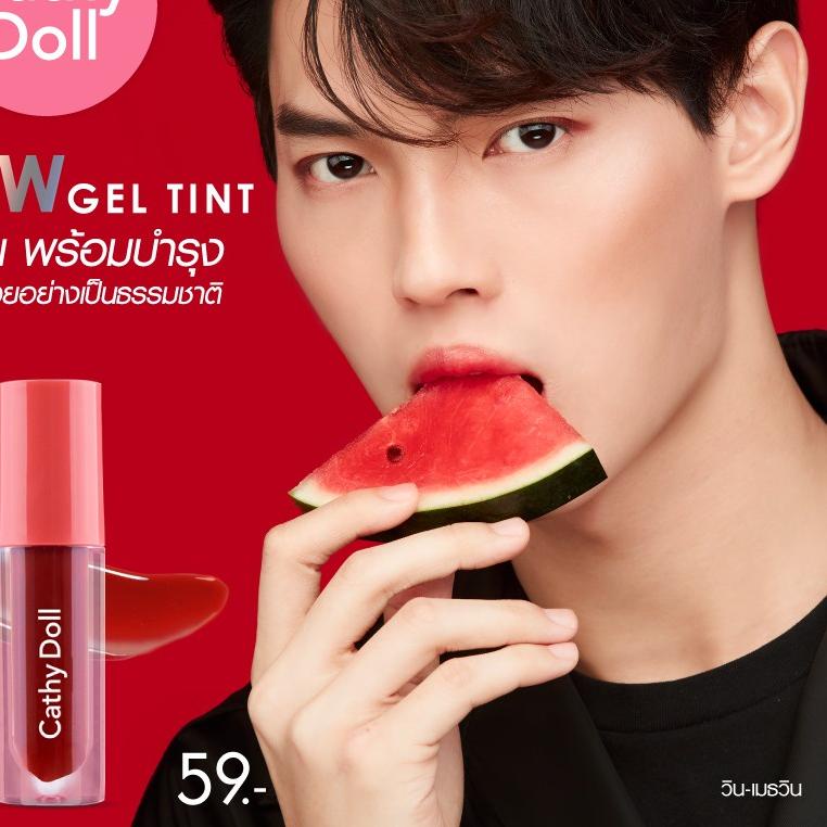 ➵ CATHY DOLL GLOW GEL TINT X BRIGHTWIN WIN METAWIN BRIGHT VACHIRAWIT 2GETHER THE SERIES LIP TINT ●