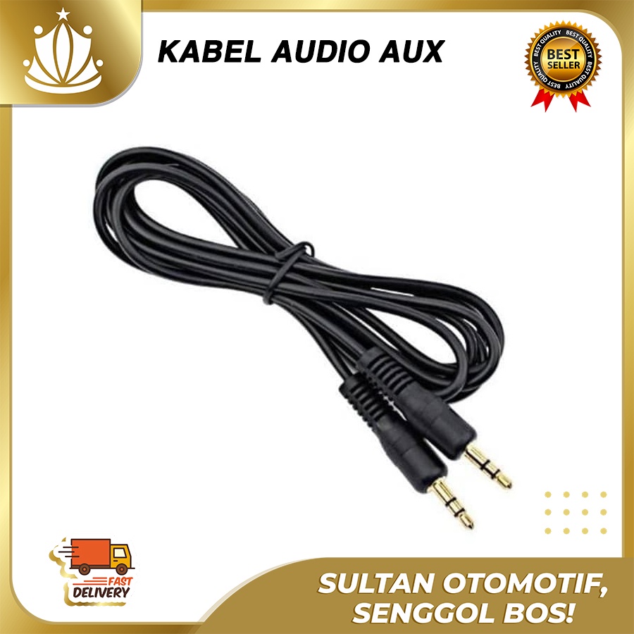 Kabel AUX jack audio 3.5mm Mobil Speaker PC Murah Grosir UNIVERSAL