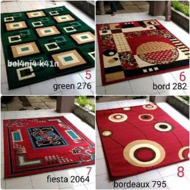 Permadani / Karpet Lantai 210×160 / Variasi Ruang Tamu