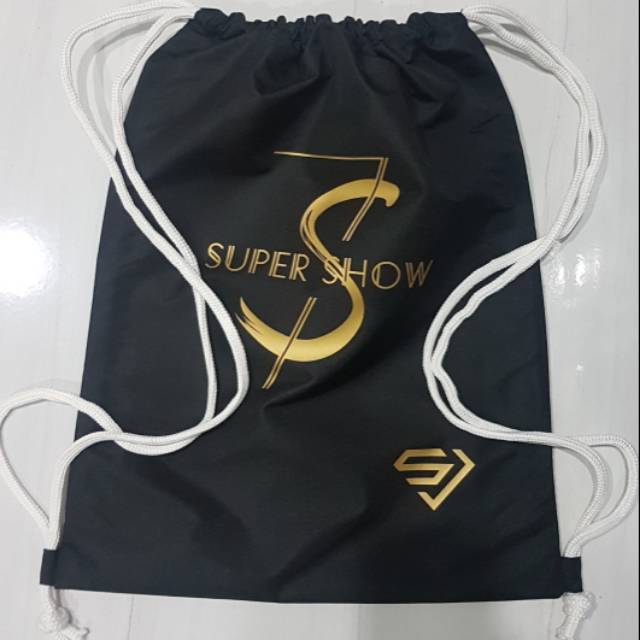 tas super junior super show 7 tas serut ransel string bag kpop