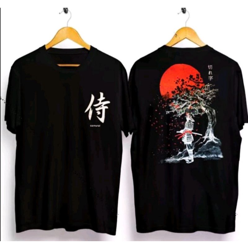 ( COD ) KAOS MOTIF SAMURAI JEPANG TERBARU / KAOS NEVER LOSE SAMURAI MOTIF JEPANG TERBARU / KAOS PRIA DAN WANITA SAMURAI / KAOS SAMURA