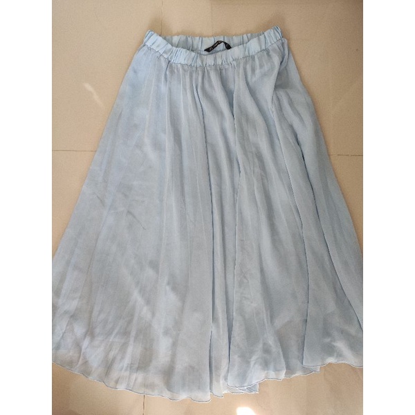 Preloved Rok Pleats Zara