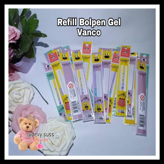 

Isi Ulang Pulpen Refill Gel Vanco Isi Ulang Bolpen Bolpoin Refill Murah