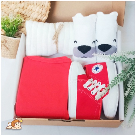 Hampers Bayi Newborn Baby Gift Set Unisex Kado Lahiran Parcel Bayi Laki-laki Perempuan