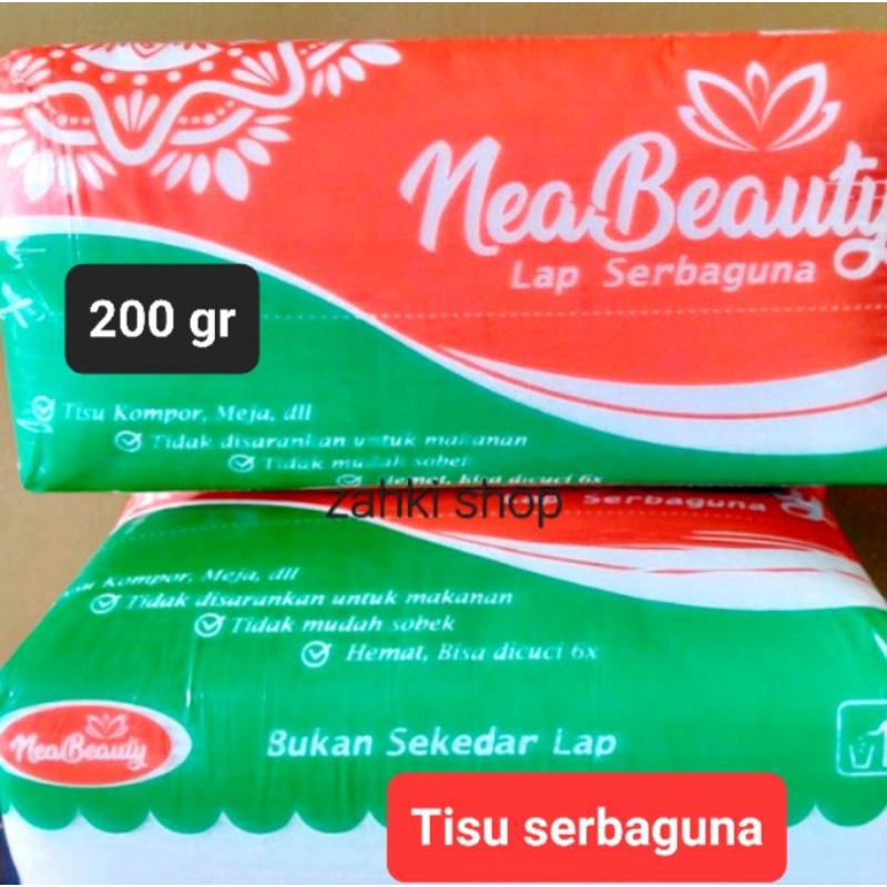 Tisu kompor serbaguna NEA BEAUTY lap serbaguna 200 gr