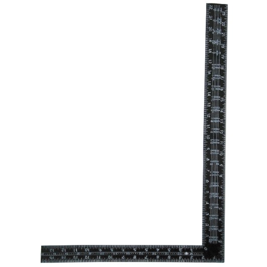 

Penggaris Tukang 60CM 24" Siku Tukang Hitam Try Square Black Siku Garis