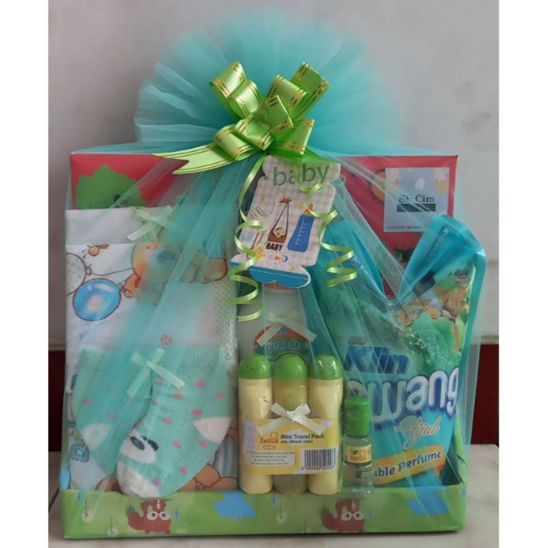 parcel bayi kekinian/kado sambang jenguk bayi baru lahir/baby gift set newborn-2