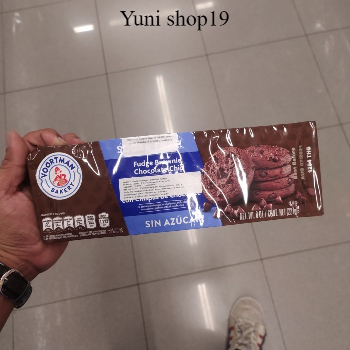 

voortman sugar free fudge brownie coklat chip 227gr