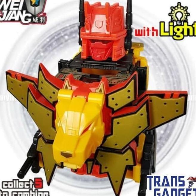 WeiJiang Transformers Steel Claw - Razorclaw Predaking Combiner barang ready