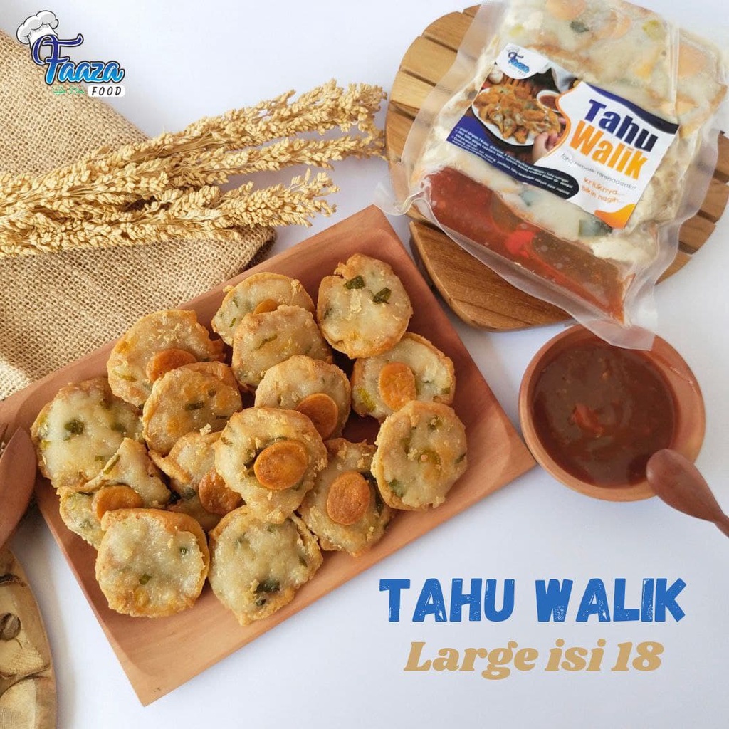 

TAHU WALIK LARGE ISI 18 PCS - FROZEN FAAZA FOOD ENAK & HALAL