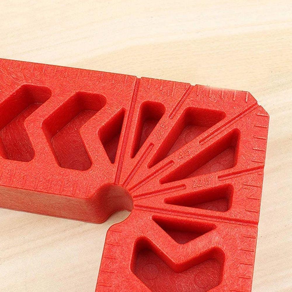 Posisi Sudut Siku Kanan Atas Penjepit Sudut Tukang Kayu Profesional Untuk Penggaris Sudut Woodworking