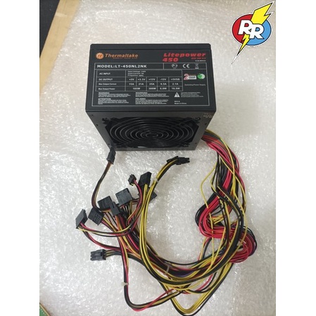 Power Supply Power Suplay Psu PC merk Thermaltake Litepower 450 watt