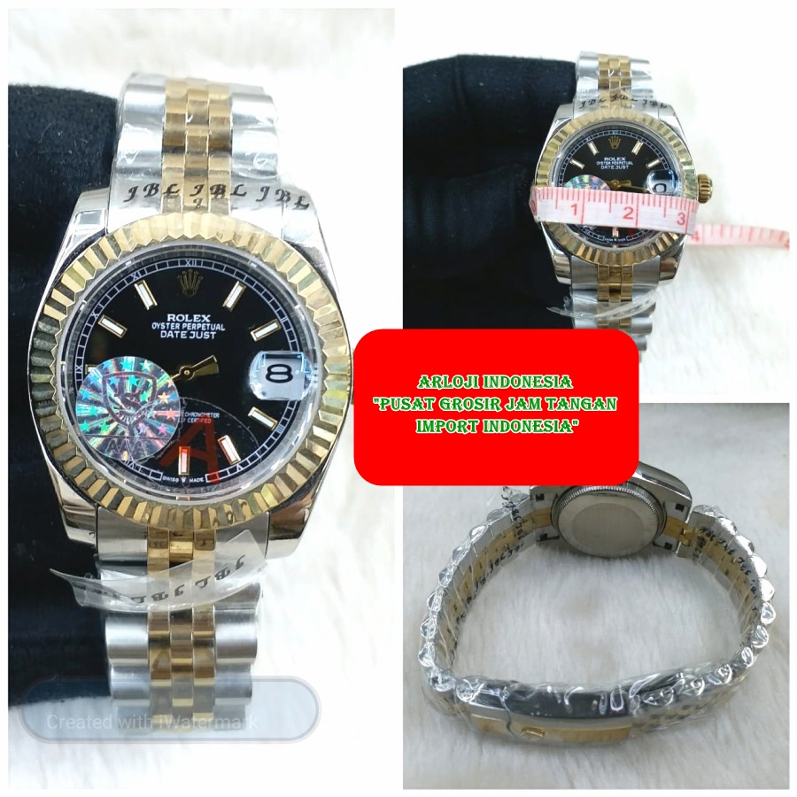 New Jam Wanita ROLEX DateJust 31mm Garansi 1th