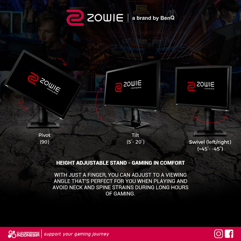 BenQ Zowie XL2411P 144Hz 24 Inch Gaming E-Sports Monitor LED XL 2411 P