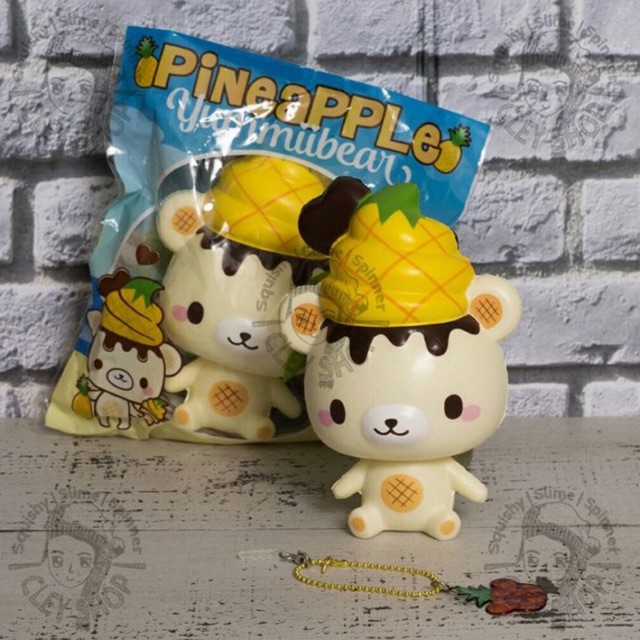 Yummiibear Pinneapple Mascot Squishy By Creamiicandy