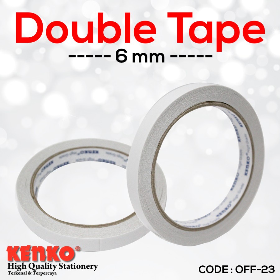 Double Tape Mini Kenko lem perekat kuat alat perkantoran