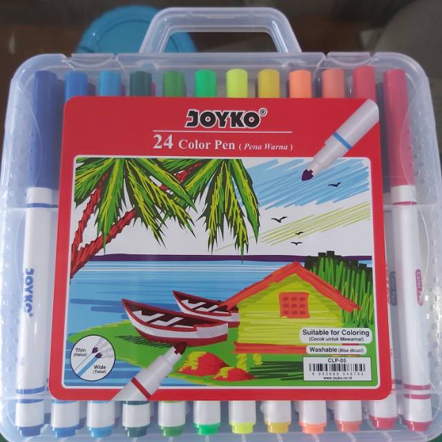 

PROMO !!!❤️❤️ 24 Color Pen/Spidol Warna CLP-05