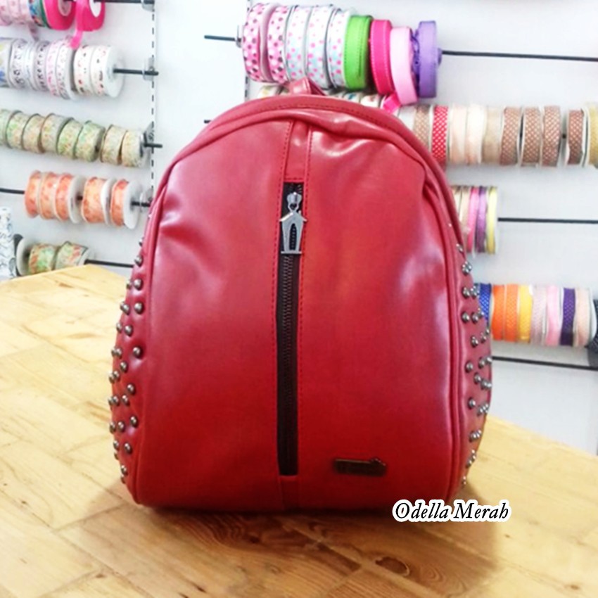 TAS Ransel Ransel Odella Merah RUMAH WARNA