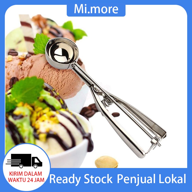 Sendok Es Cream 4/5/6cm Diameter / Ice Cream Scoop / Sendok Es Krim Stainless