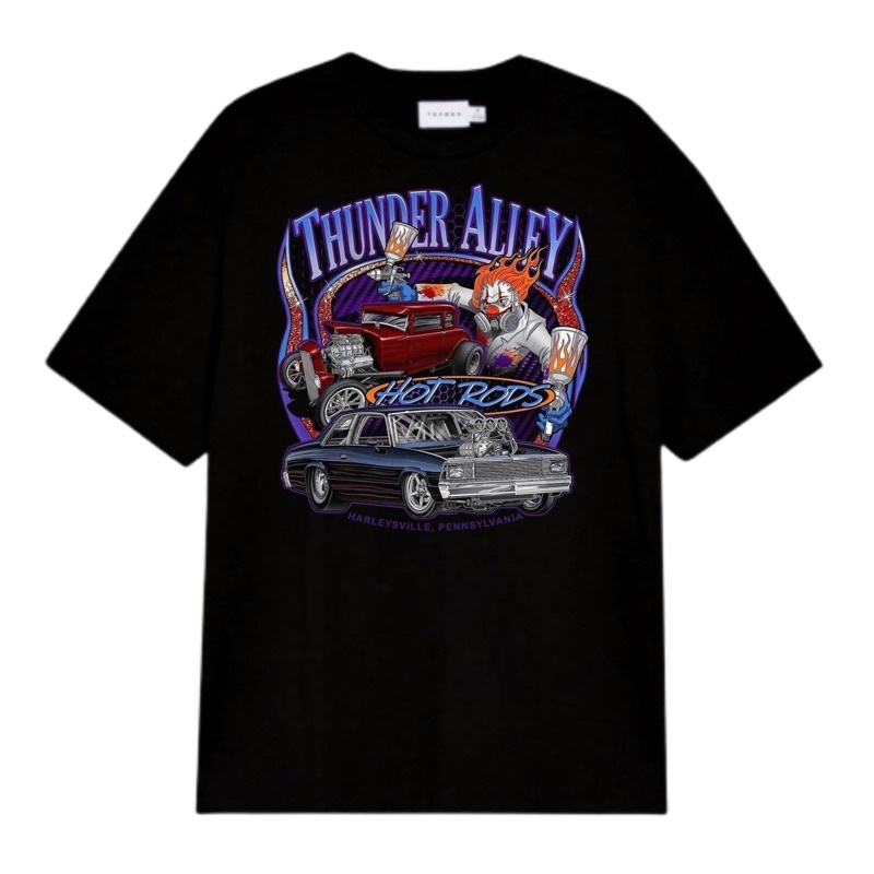 KAOS VINTAGE NASCAR THUNDER ALLEY DEWASA ANAK | T-SHIRT NASCAR CHAMPIONSHIP | KAOS BAJU MOBIL BALAP