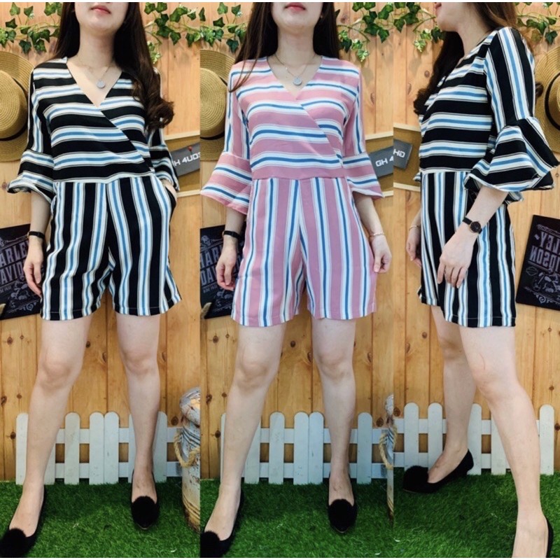 PLAYSUIT STRIPES BUSUI FRIENDLY 1207