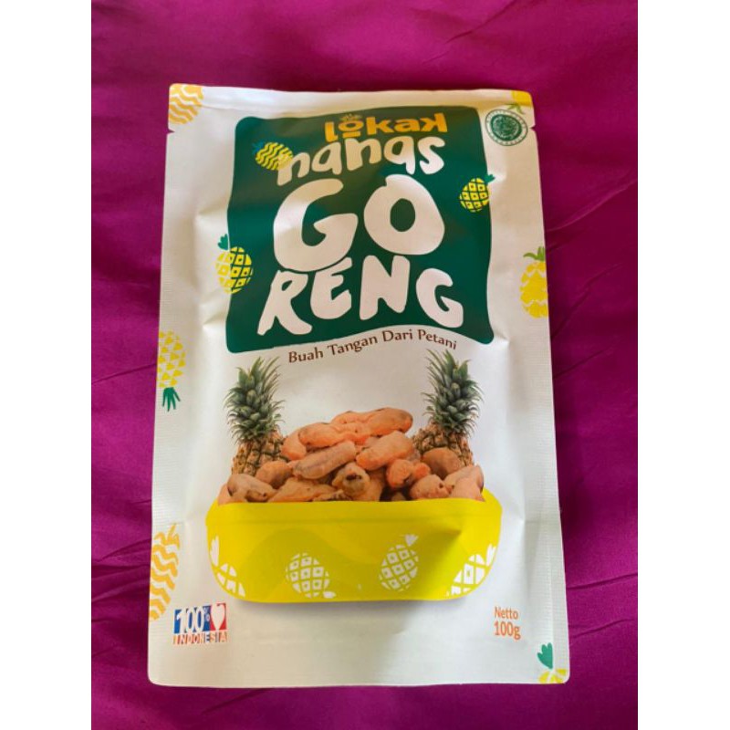 

nanas goreng buah tangan dari petani