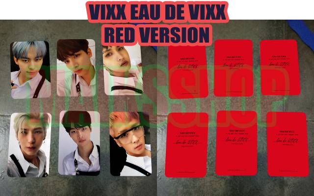 Vixx Eau De Vixx Photocard Kpop