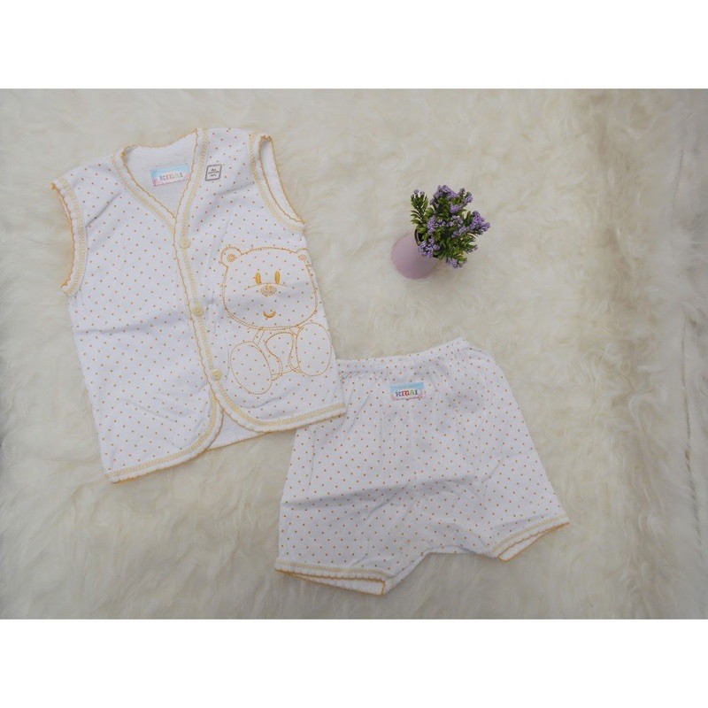 KITAI SETELAN BAJU BAYI YOUCANSEE BAJU TANPA LENGAN BAYI BAJU SINGLET UNISEX