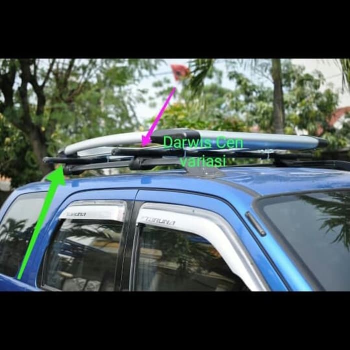 Jepit roof rail cross bar Montana 380 mobil autoboy