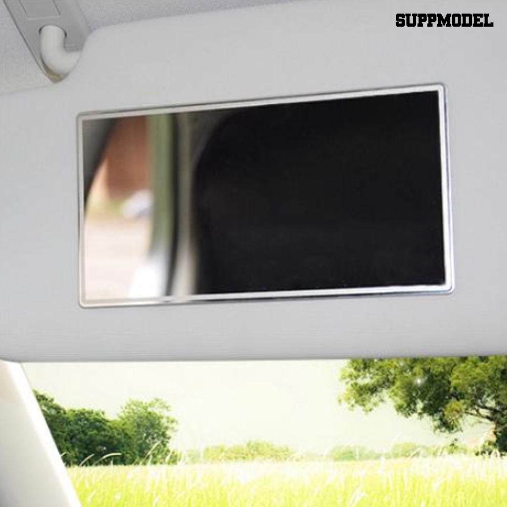Sfs 1Pc Cermin Makeup Bahan Stainless Steel Untuk Sun Visor Mobil