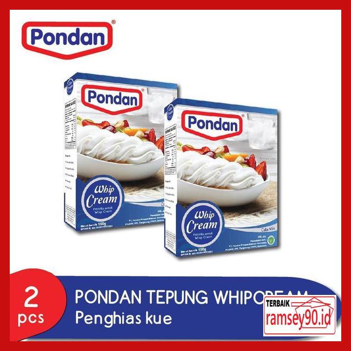 

Rytdhy- Pondan Whip Cream @150G (2 Box) 7Utu7T-