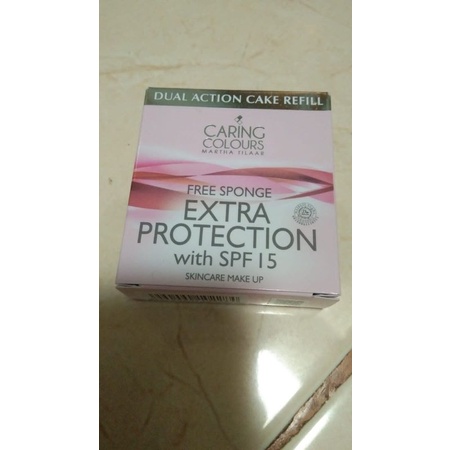 Bedak CARING COLOURS REFFILL Extra Protection