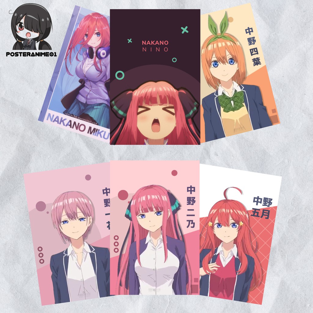 Poster Anime Gotoubun no Hanayome #5 | Poster Gotoubun no Hanayome  | The Quintessential Quintuplets