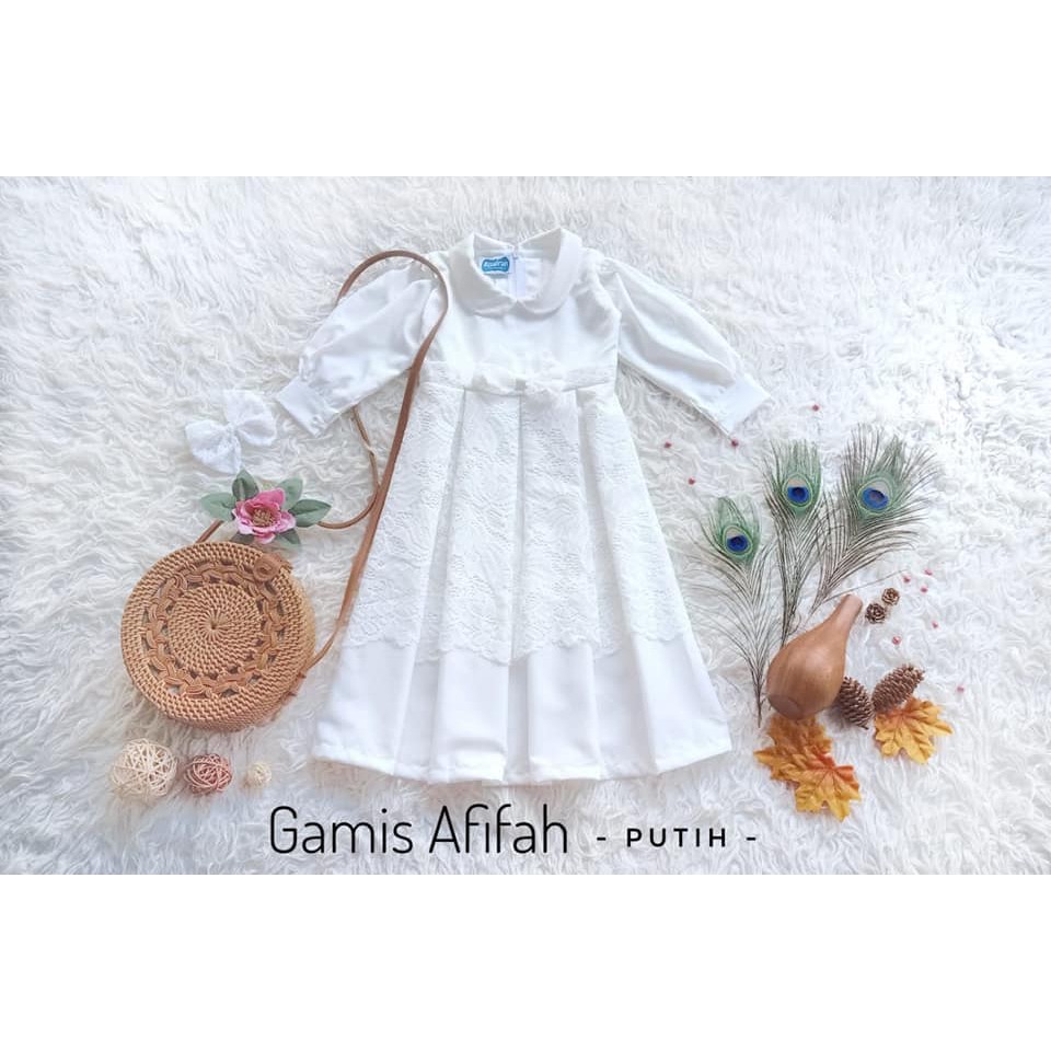 GAMIS ANAK PEREMPUAN MODEL AFIFAH SIZE 0 - 10 TAHUN BISA COUPLE IBU DAN ANAK (seri ke-2)