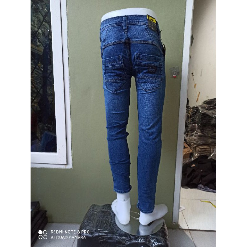 Obral celana Jeans panjang skinny pensil 27-28 cuci gudang no retur - celana jeans pria skinny