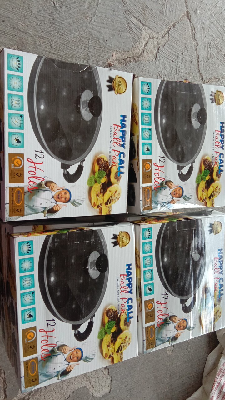 Cetakan Takoyaki Jumbo 12 Lubang + Tutup Kaca