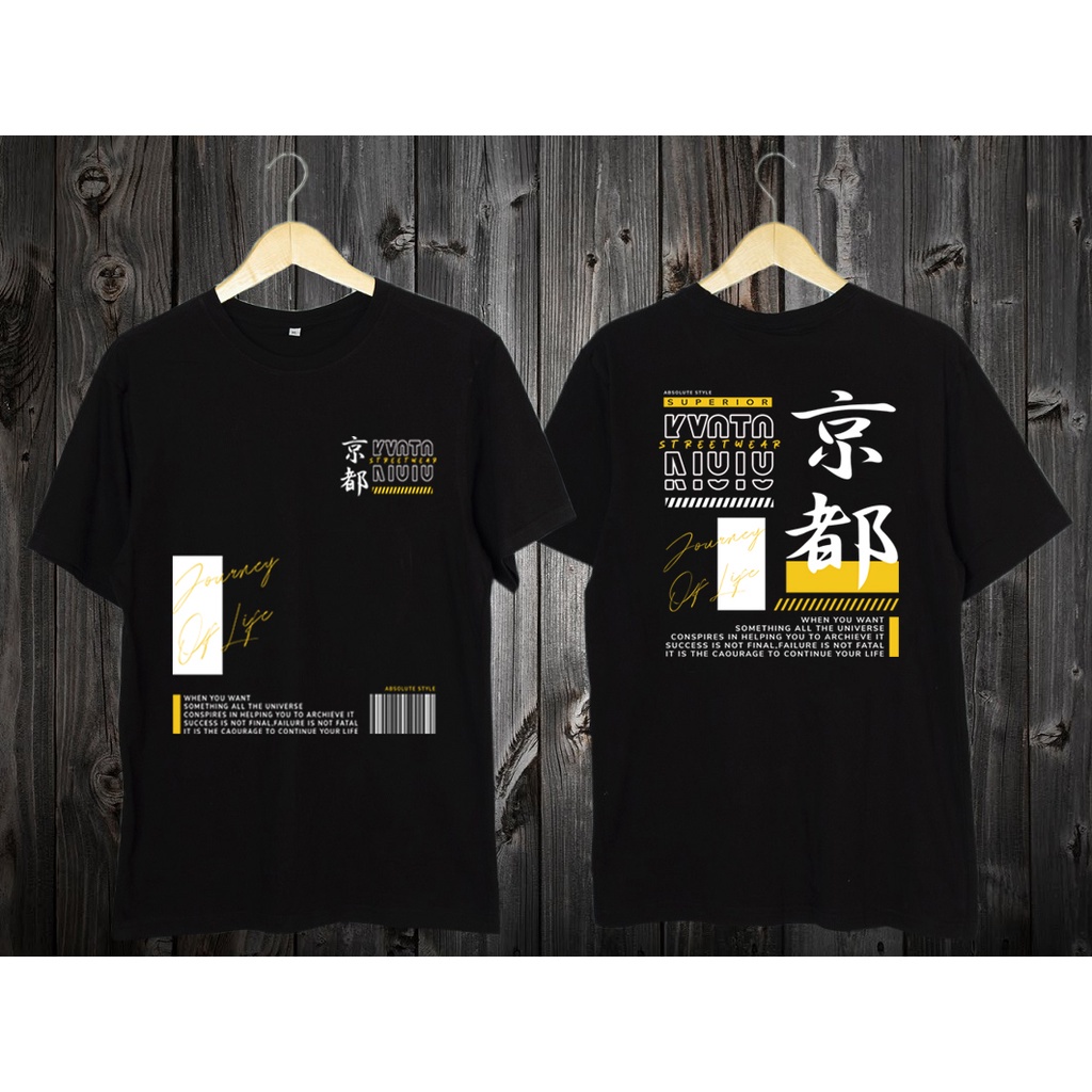 FORTGLASS KYOTO | KAOS PRIA | KAOS DISTRO | TSHIRT PRIA | TSHIRT DISTRO | KAOS MOTIF SABLON