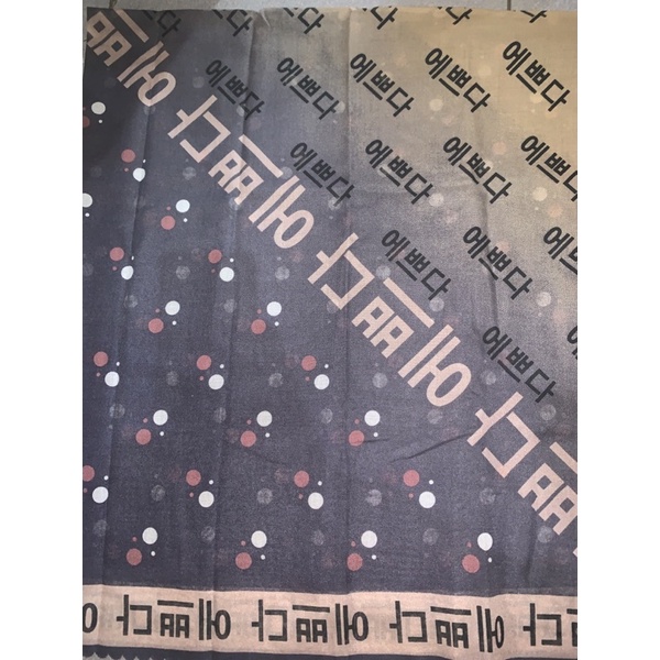 SEGIEMPAT VOALDENAY KW PREMIUM / HIJAB JILBAB SQUARE VOAL MOTIF LASER CUT-Motif 12