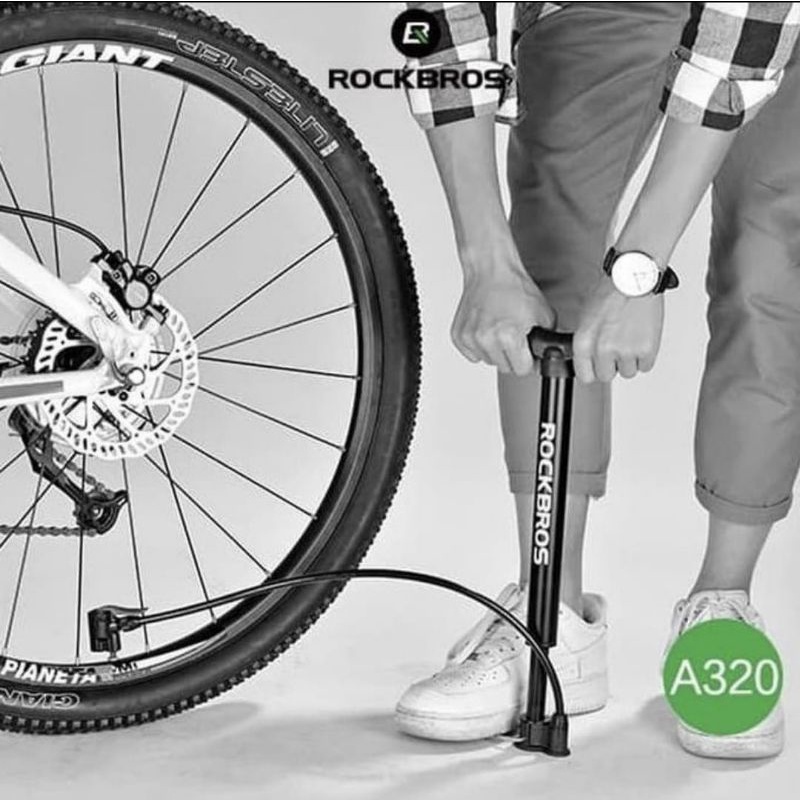 ROCKBROS A320 POMPA SEPEDA 2mode frech presta american schrader valves