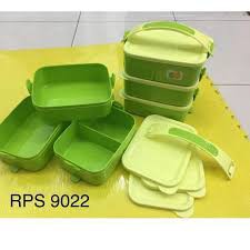 Rantang 3 susun GOLDEN Sunkist 9022 bekal kotak makan sekolah travel ekonomis