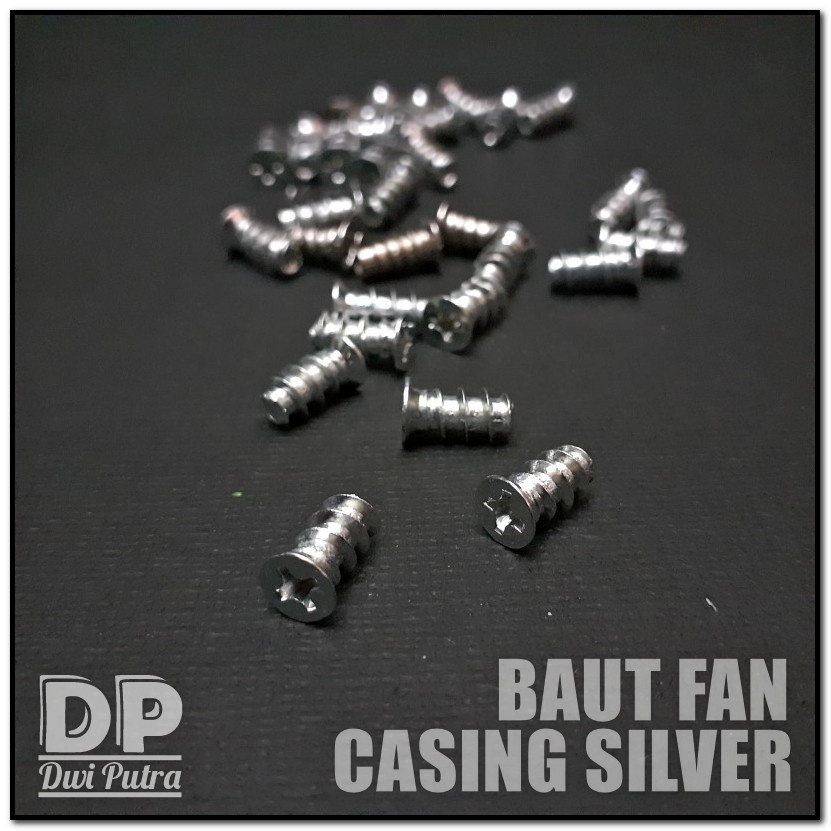 BAUT FAN CASING - SILVER // SEKRUP SKRUP KIPAS PC KOMPUTER // SCREW