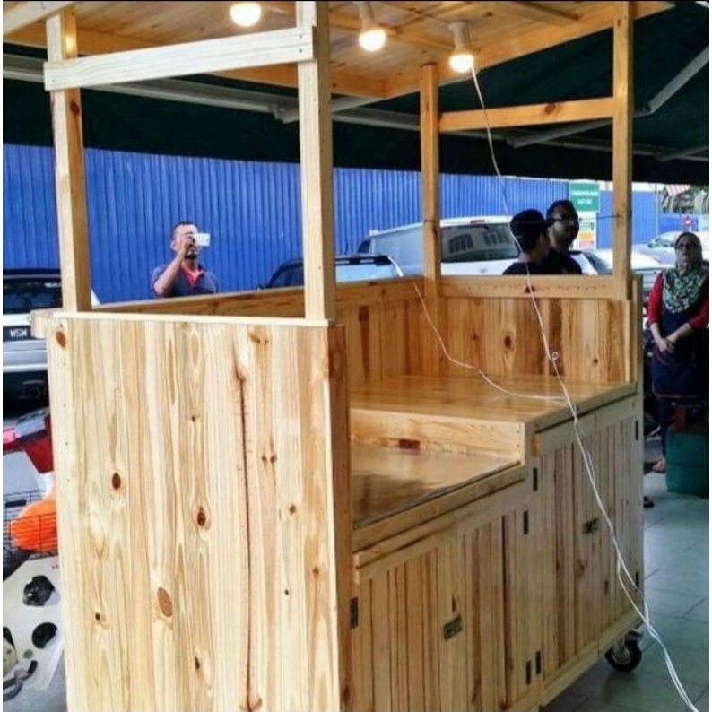 Rombong Kayu Jati Belanda | Rombong Kayu | Rombong Bakso | booth | booth kayu | booth kayu jati bela