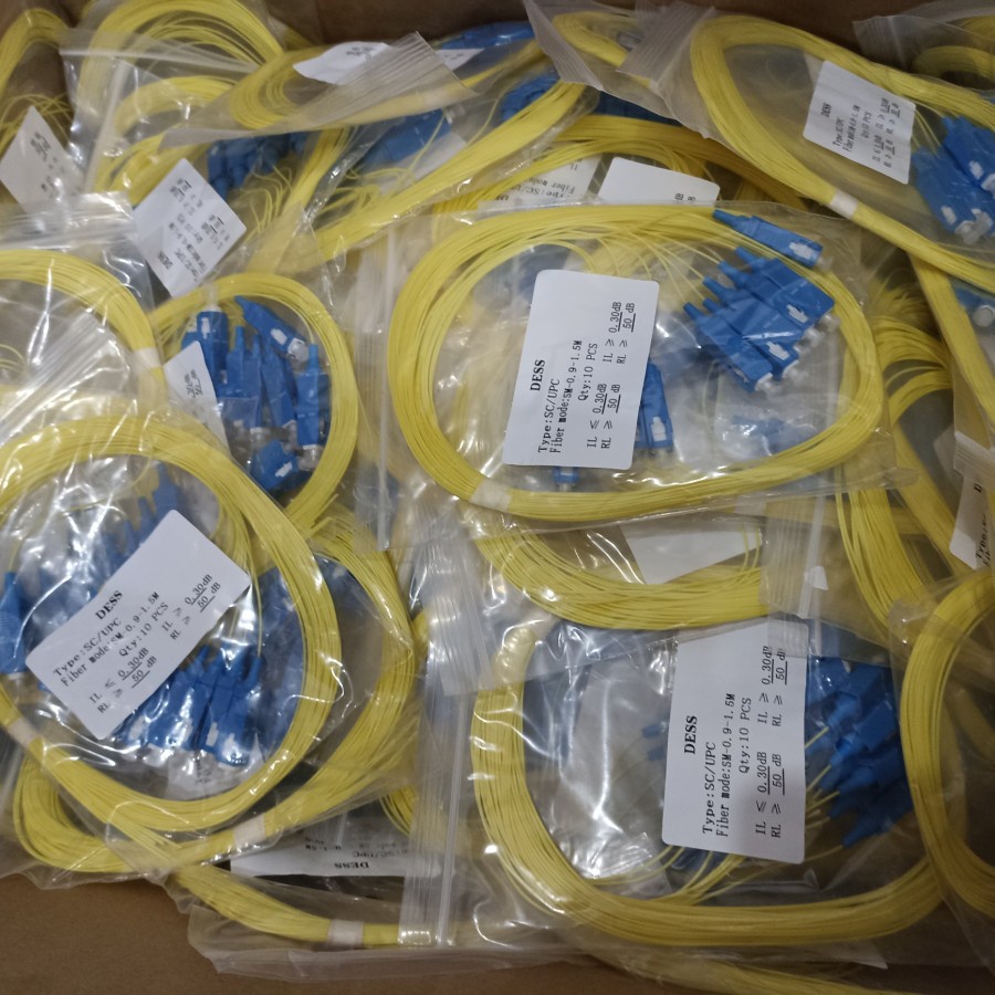 KABEL PIGTAIL FIBER OPTIC SC/UPC SM 1,5METER 0,9MM BARU