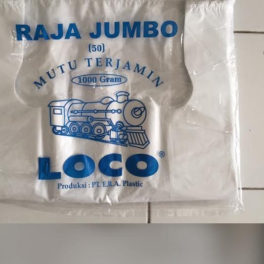 

Kantong Plastik Loco Putih uk. 50 (Jumbo)