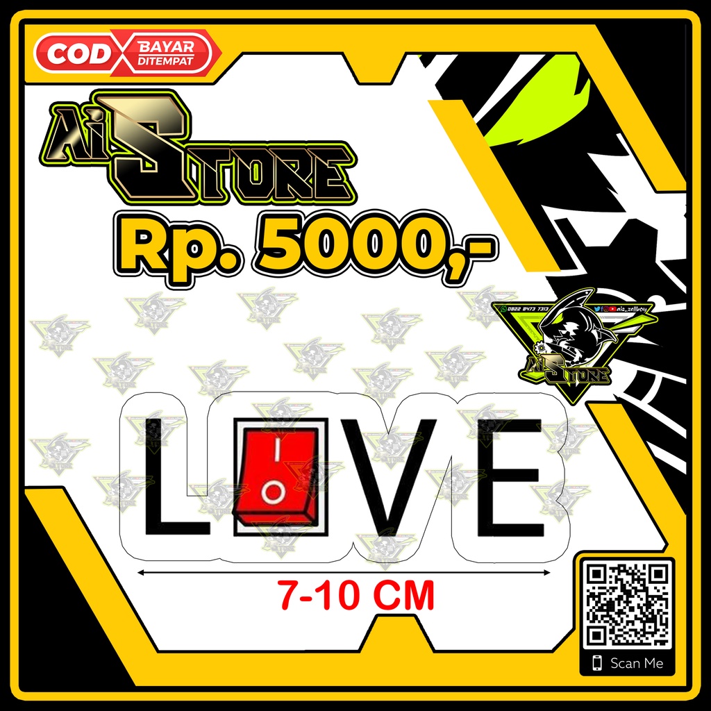 Stiker Live Love