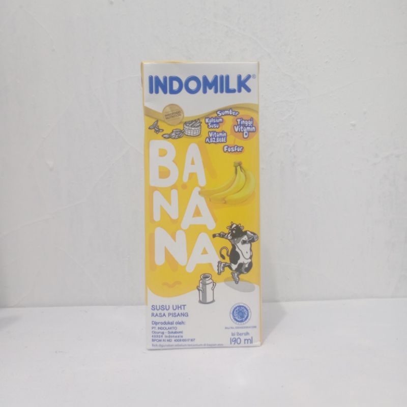 

Susu Indomilk banana strawberry 190ml